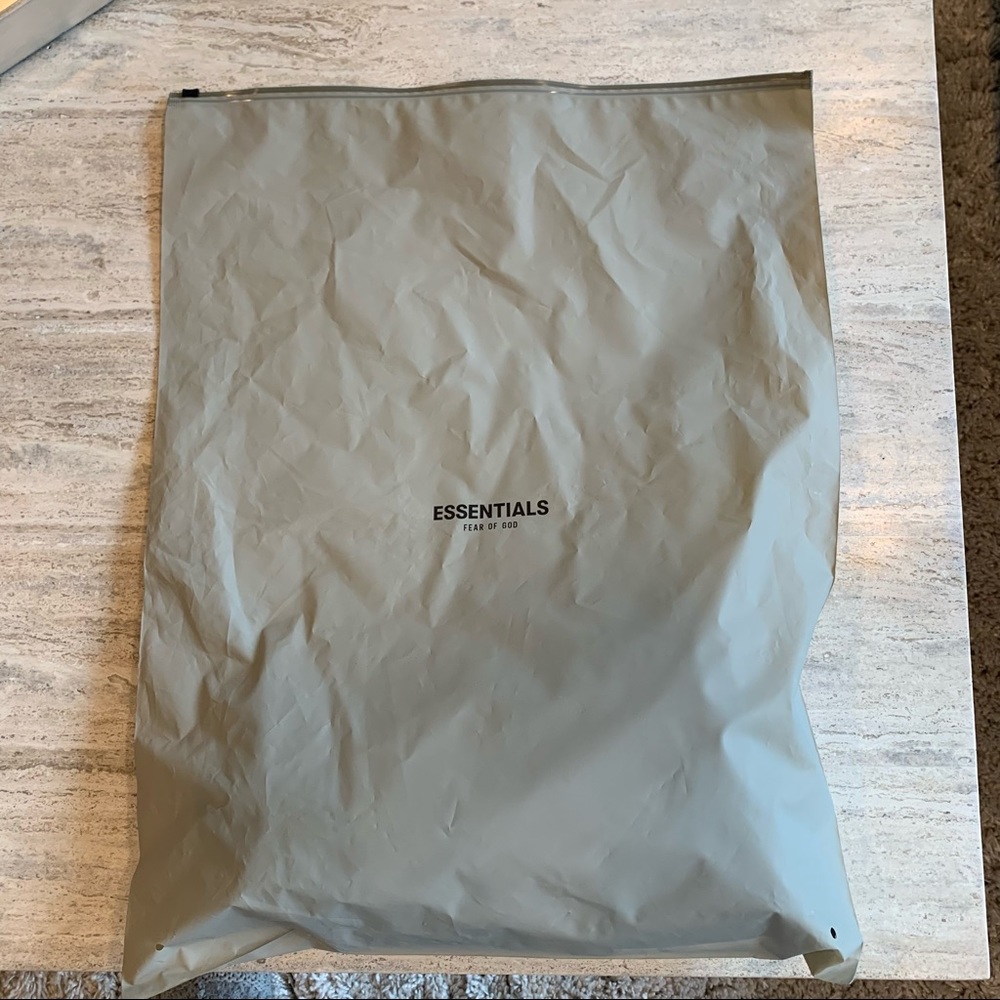 Fear of God Essentials Black Track Jacket